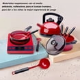thumbnail image 4 of 61 piezas Juguetes De Cocina Para Ninos Utensilios Cocina Comida Color Rojo, 4 of 6