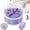 White+Purple, variant on USB Portable Washing Machine | for Clothes & Dishes, Travel, Dorms, RVs 3.0【Smart Control System】【Dual-Direction Turbo】Ultrasonic Sink Washing Machine
