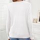 thumbnail image 5 of Blusa de manga larga con cuello en V para mujer a la moda Fridja  fhghd2493, 5 of 5