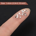 thumbnail image 4 of Uxcell 6 Colors Crushed Glass Chips, 1-4mm Irregular Sequins Metallic Color Glass 28g Gold Tone Bright Color Series, 4 of 4