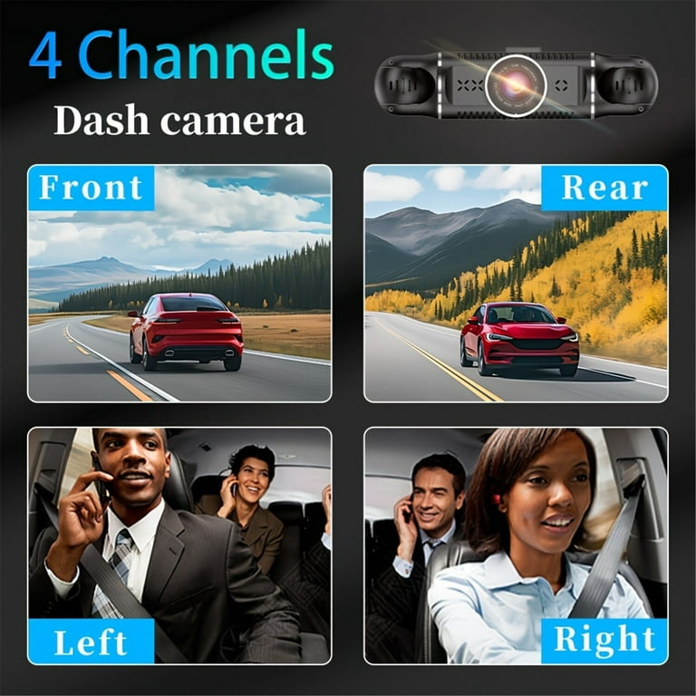 4CH Dash Camera ドライブレコーダー Amazon.co.jp: LAMTTO 4カメラ ドライブレコーダー 車前車左右車