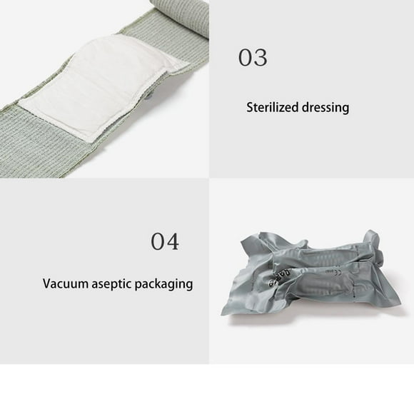 Bandage Hemostatic Bandage Emergency Compressing Bandage Trauma Vacuum Bandage Camping Supplies
