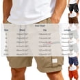 thumbnail image 3 of Men's Cargo Shorts Quick Dry Lightweight Athletic Shorts Elastic Waist Drawstring with Multi Zipper Pockets for Hiking Golf Workout Outdoor Summer Casual, 3 of 7