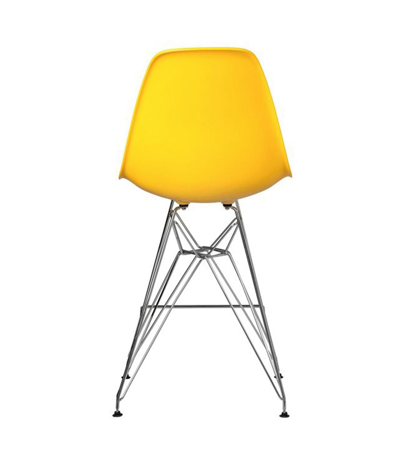 Heavenly Collection Chrome & Jaune Tabouret de Bar