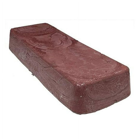 Benchmark Abrasives Red Buffing Compound,1 Pound Bar (Jewelers Rouge)
