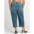 thumbnail image 3 of Jessica Simpson Women's and Women's Plus Myrtle Barrel Leg Jeans, Sizes 2-24W, 3 of 6