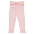 thumbnail image 3 of Cudlie 5-Pack Toddler Girls' Jogger Pants, Active Fashion Sweatpants -Soft Cotton Blend, Ruffle Waist, Sizes 3M–4T, 3 of 6