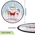 thumbnail image 3 of GZHJMY Christmas Snowman Christmas Tree Mat, Round Christmas Tree Stand Mat Decoration for Holiday Party Home Christmas Day Ornaments Floor Door, 28.3", 3 of 6
