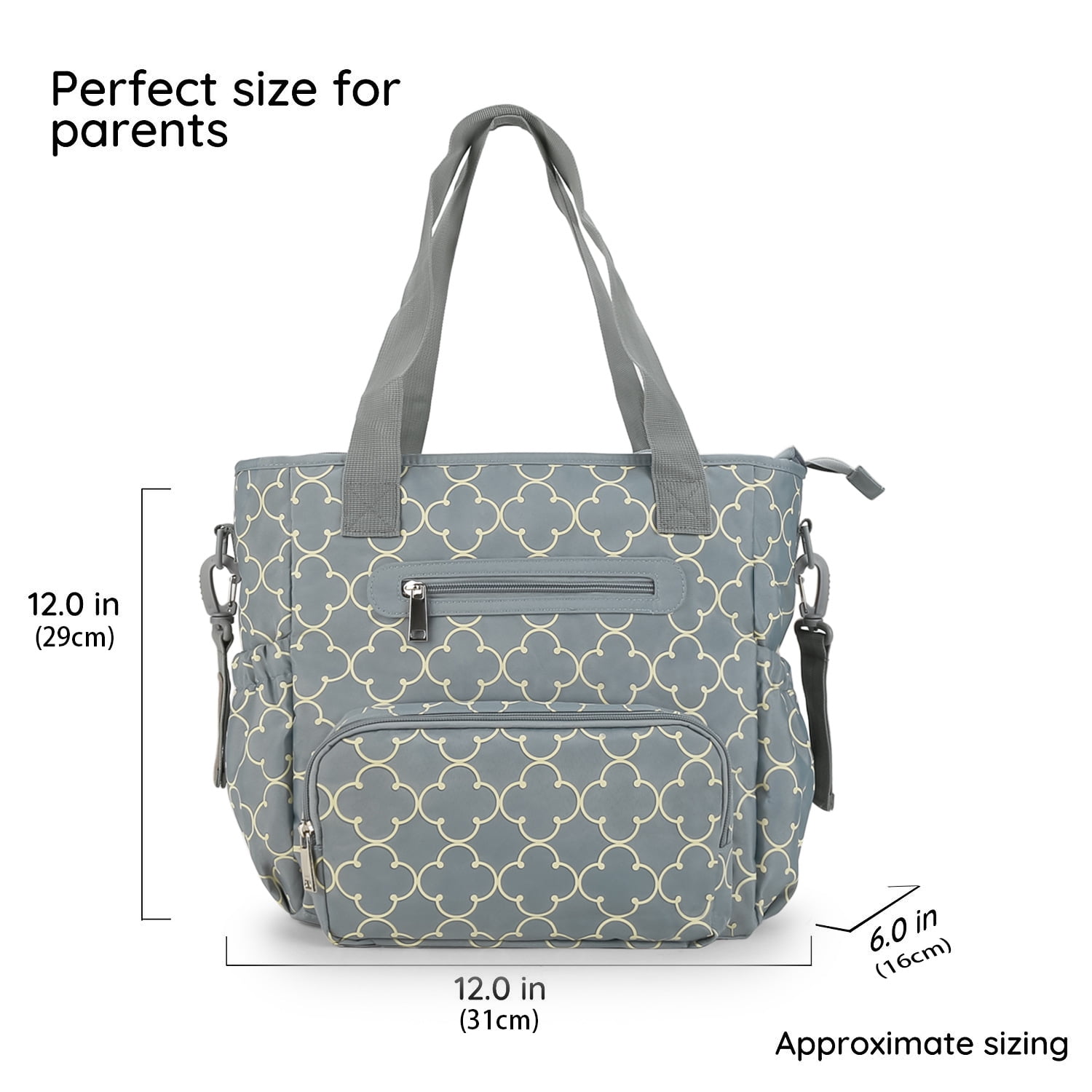 SPEKSEE Versatile Large Capacity Mommy Bag Diaper Tote with Multiple Accessories for Outdoor Use