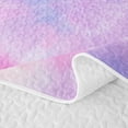 thumbnail image 5 of Homewish Rainbow Tie Dye Quilt Full For Girls,Purple Pink Full Bedspread Sets,3-Piece, 5 of 7