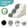 thumbnail image 3 of PetSafe Curved Dog Stairs – Foam Ramp for Small Pets, Non-Slip Ladder for Bed & Sofa with Waterproof Cover, 3 of 5