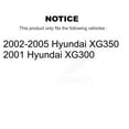 thumbnail image 2 of Transit Auto Front Rear Semi-Metallic Brake Pads and Parking Shoes Kit for Car Hyundai XG350 XG300 KFN-100525, 2 of 11