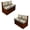 Beige-Paw Boho Mandala, variant on SCRAWLGOD Boho Mandala Flower Print RV Dinette Cushions Covers Washable Anti Scratch RV Booth Cushion Cover Stretch 2 Piece Set RV Dinette Booth Cover