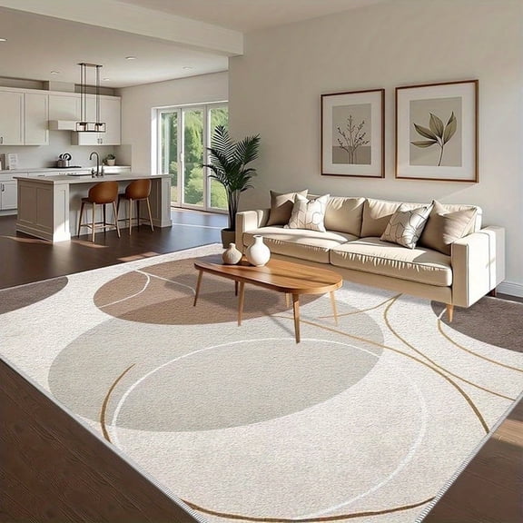 4'x6' carpet for living room kitchen carpet area rug bedroom geometric area rug scalloped area rug