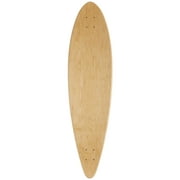 Daddies Logo Pintail Longboard Deck - Orange