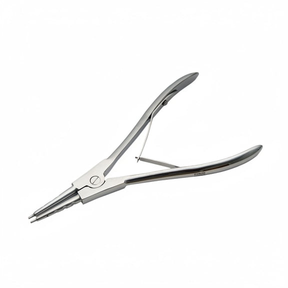 SZCO 7" Ring Opening Pliers, Stainless Steel Jewelry Craft Tool with Ergonomic Handles for Split Rings and Jewelry Repair