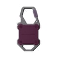 thumbnail image 3 of UAG AirTag Case 1st/2nd Gen with Built-in Bottle Opener - Hard Shell Lock Case AirTag Holder Durable Locking Carabiner for Keys, Luggage & Bags, Monarch Deep Purple Synth, 3 of 5