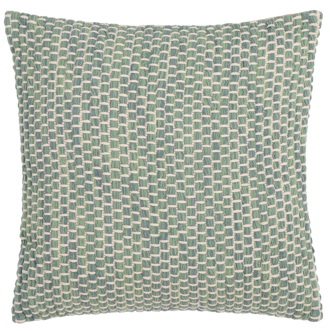 Safavieh Ina 20" x 20" Modern Cotton Decorative Pillows, Green