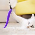 thumbnail image 6 of Funny Feather Cat Plush Teaser Wand with Bell Pet Interactive Feather Toys Cat Stick Toy for Kitten Catching Toy Playing Teaser Cat Supplies #462588, 6 of 8