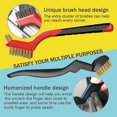 thumbnail image 3 of 6pcs Small Wire Brushes Set Compatible With Cleaning Metal Brushes Brass, 3 of 5