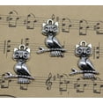 thumbnail image 4 of U8MO Lot 6~100pc Retro Jewelry Making DIY Cute Owl Alloy Charm Pendant 24x18mm-20pcs, 4 of 5