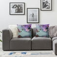 thumbnail image 2 of BANET Pack of 2 Decoration Covers with Pillow Shell for Couch Sofa Bedroom Living Room Purple in Lake 18x18in, 2 of 7