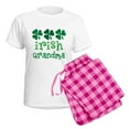 thumbnail image 5 of CafePress - Irish Grandma Shamrock Women's Light Pajamas - Women's Short Sleeve Print T-Shirt and Pants Light Cotton Pajama Set, 5 of 7