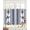 Blue, variant on Red Beige Boho Sheer Curtains 45 Inch Length 2 Panels Set for Living Room/Bedroom, Vintage Abstract Art Ethnic Tribe Kitchen Curtains Grommet Semi-Sheer Curtains Drapes Window Treatments 42"x45"x2