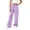 Light Purple, variant on UDAUDU Girls Cargo Sweatpants Preppy Kids Pants Wide Leg Baggy Sweat Pants Teen Joggers School Athletic Casual Trousers with Pockets
