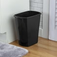 thumbnail image 6 of Sterilite 3 Gallon Trash Can, Open Plastic Trash Can for Small Spaces or Under the Sink, Black, 6 Count, 6 of 9