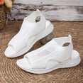 thumbnail image 4 of YOUYEDIAN Orthopedic Sandals for Women Beach Open Toe Arch Support Shoes Summer Comfy Slip on Non Slip Casual Slippers, 4 of 7