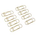 thumbnail image 3 of 40 Uds Clip de bolígrafo de Metal multiusos estilo Simple Clip de soporte de bolígrafo para cuadernos diarios calendarios planificador dorado, 3 of 8