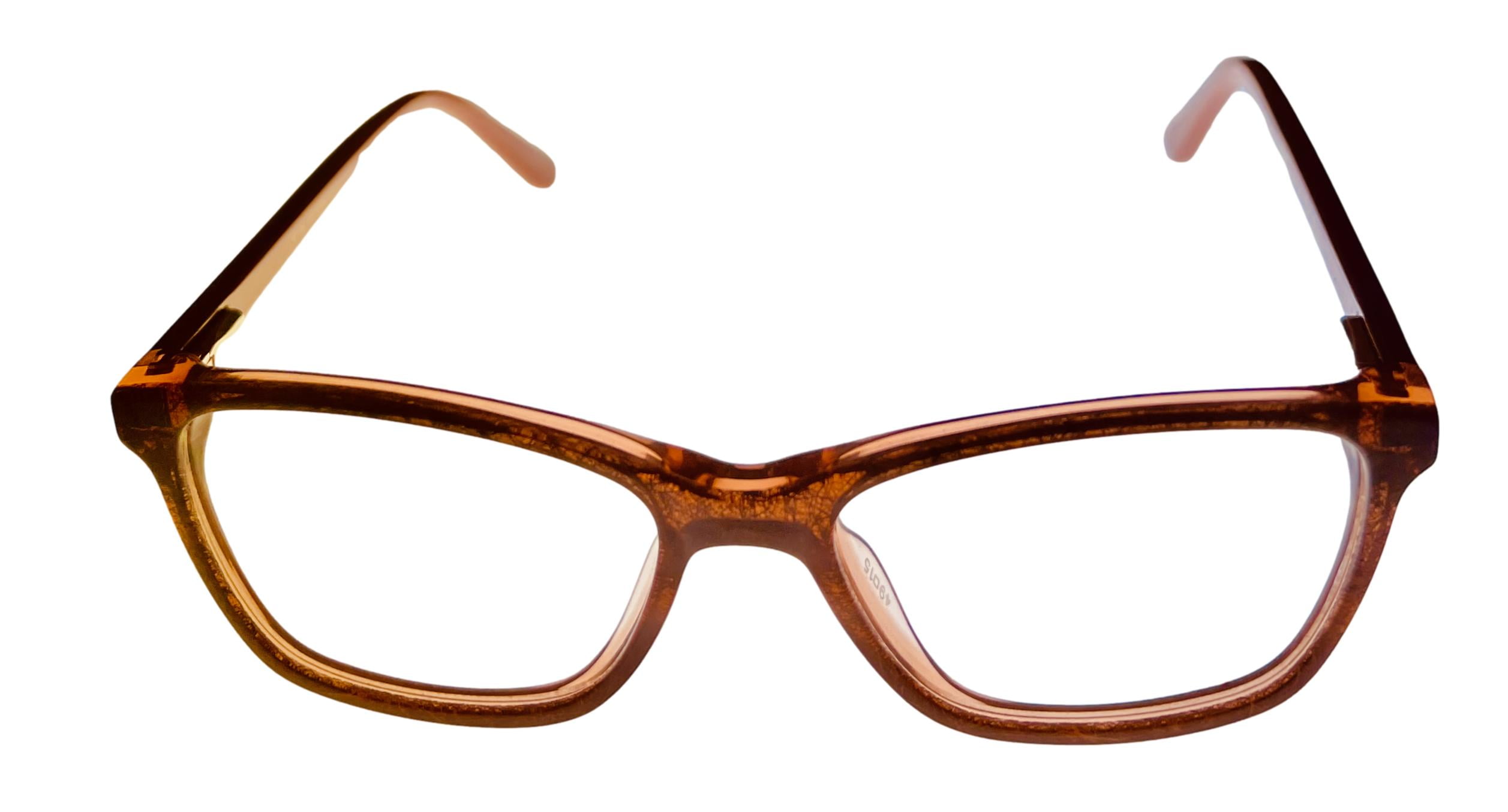 Hello Kitty Girls Brown Soft Rectangle Plastic Eyewear Frame 290 49mm