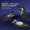 thumbnail image 2 of Pour iPhone 13 Pro Max Coques de Téléphone PC+TPU Support Arrière Compatible avec MagSafe, 2 of 5