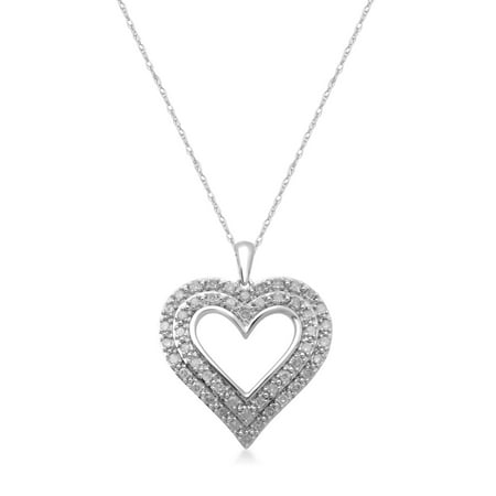 1 ct .T.W. Diamond Fashion Heart Pendant