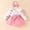 Pink, variant on Piuwrlz Mesh Dress Sets for Schoolgirl Skirt and Long Sleeved Sweatershirt Set Bow-knot Printed Skirts Suits Red Size 18 Months