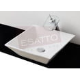 thumbnail image 2 of Esatto ® Lavabo De Cerámica Blanca Oc-012 ESATO LAVABO PARA BAÑO, 2 of 2