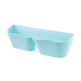 thumbnail image 1 of 2 Pcs Durable Multi-color Wall-mounted Shoe Rack Storage Box For Easy Perforation-free Three-dimensional Shoe Rack Hanger Wave Edge, Blue, 1 of 5