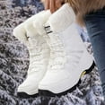 thumbnail image 2 of Women's Boots Winter Insulated Mid Calf Thermal Footwear Outdoor Hiking Warm Lined Boots for Ladies, 2 of 9