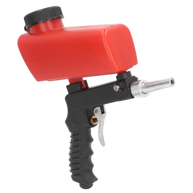 Sandblasting Spray , Replaceable Small Material Saving Gravity Feed Sand Blaster Kit For Rust Removal For Metal Dead Corners