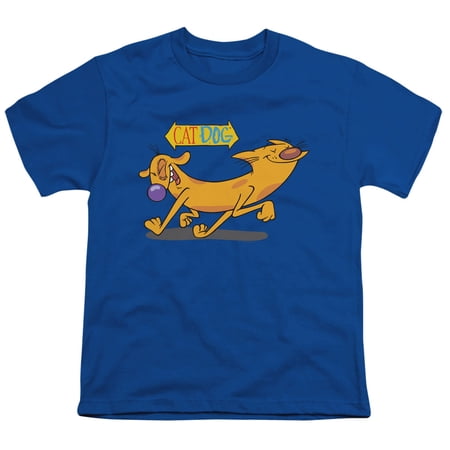 Catdog Happy Paws Unisex Youth T Shirt