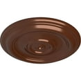 thumbnail image 3 of Ekena Millwork 12"OD x 1"P Traditional Ceiling Medallion (Fits Canopies up to 2 3/4"), Hand-Painted Copper Penny, 3 of 6