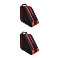 thumbnail image 4 of Advancent Rodillo Oxford Tela Transpirable Malla lateral Gancho de metal Solo hombro Zapatos de skate Bolsa Patinaje ajustable Estuche de Rojo 2Conjunto, 4 of 6