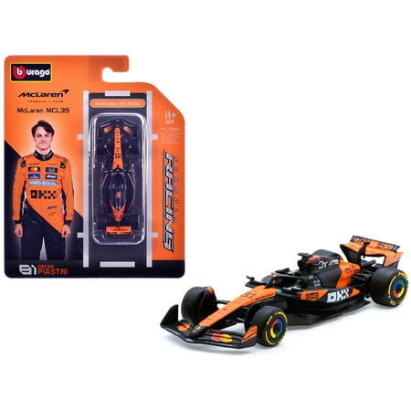 McLaren MCL39 #81 Oscar Piastri Formula One F1 "Australian GP" (2025) "Formula Racing" 1/64 Diecast Model Car by Bburago