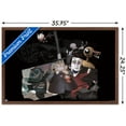 thumbnail image 3 of Disney Tim Burton's The Nightmare Before Christmas - Distorted Group Wall Poster, 22.375" x 34" Framed, 3 of 6