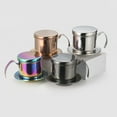 thumbnail image 2 of Vietnamese Coffee Filter Mesh Drip Stainless Steel Coffee Maker Moka Dripper Pot, 2 of 4