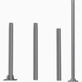 thumbnail image 5 of 10ft Heavy Duty Shade Sail Pole, 3" Steel Sun Shade Pole for Outdoor Patio, Deck, Playground, Backyard, with Adjustable D-Ring Clamp and Hardware - Grey, 5 of 9