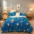 thumbnail image 5 of 1PC Coral velvet flower blankets for beds bedroom warm quilt cover home decor 1.5M 1.8M king size comfortable bedding blanket, 5 of 6