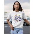 thumbnail image 2 of Artshine Eat The Rainbow T-Shirt Women -George & Gina Designs, Female Small, 2 of 4