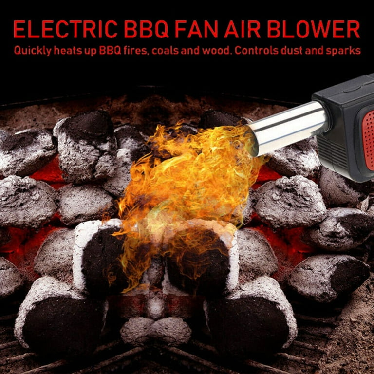 LIKEM Mini BBQ Fan Air Blower W handle Outdoor Camping Picnic Charcoal Grill Barbecue B Walmart